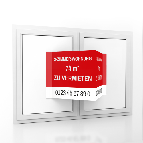Nasenschild - 3-Zimmer-Wohnung zu vermieten