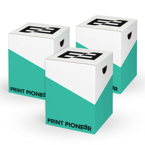 3er-Set Papphocker Basic