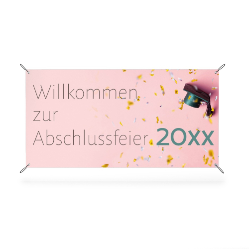 Banner - Willkommen zur Abschlussfeier