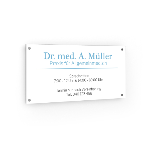 Praxisschild - Allgemeinmedizin