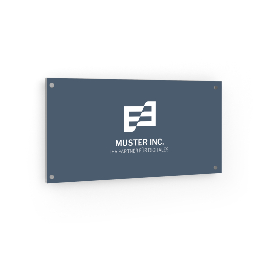 Firmenschild - Musterfirma II