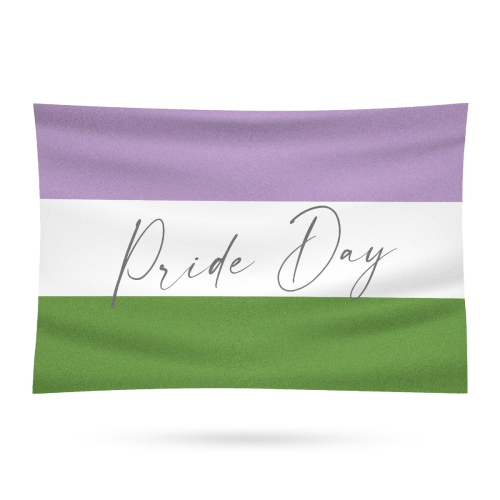 Fahne - Genderqueer Flag