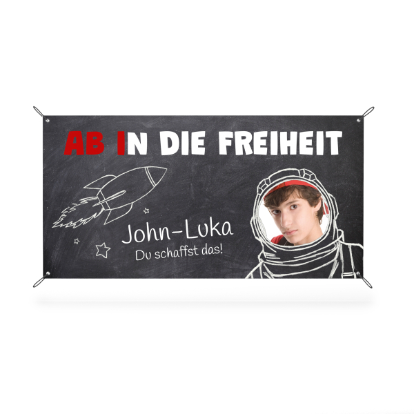 Banner - Ab in die Freiheit