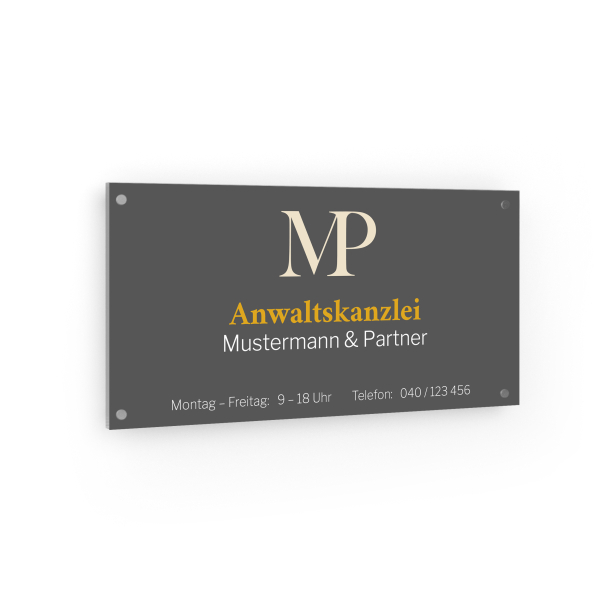 Kanzleischild - Anwaltskanzlei II