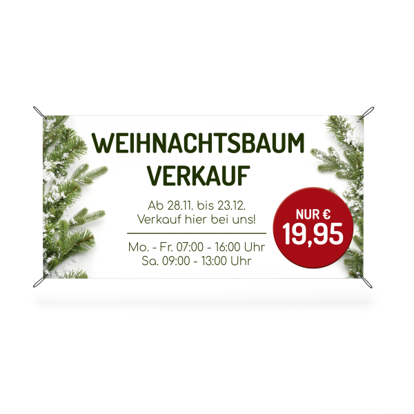 Banner - Weihnachtsbaumverkauf I